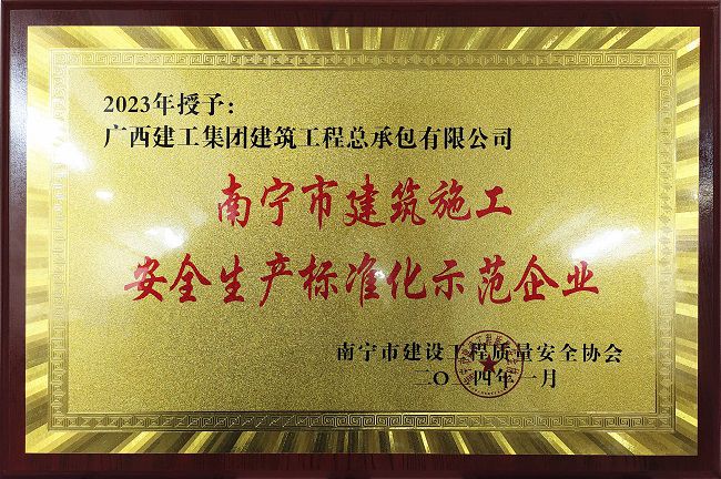 南寧市建筑施工安全生產(chǎn)標準化示范企業(yè)。（修圖）.jpg